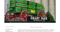 Desktop Screenshot of grantpark-il.org